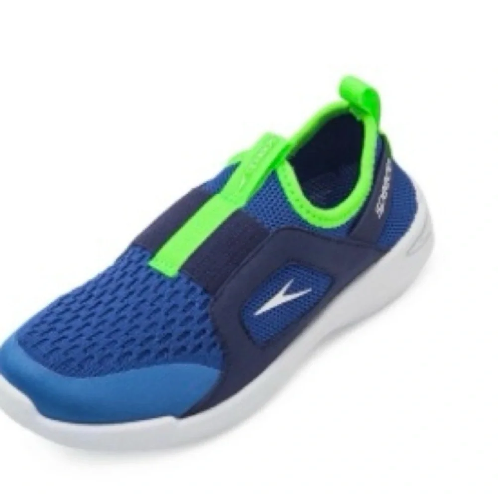Speedo Junior Pull on Water Shoes - Blue Size Small (13/1) new